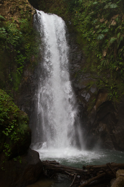 The waterfalls at La Paz
